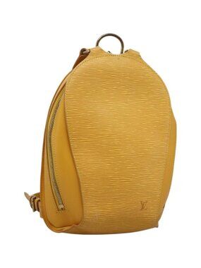 LOUIS VUITTON Epi Mabillon Backpack Yellow M52239